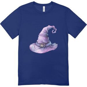 new, custom, purple witch hat w/ star | hanes softstyle unisex Large